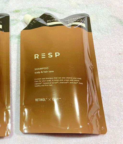 レチスパ resp クリームシャンプー 400g 1袋 スカルプ ヘアケア クレイ レチノール 美容保湿成分入り