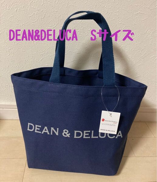 新品 DEAN&DELUCA ディーン&デルーカ トートバッグ Sサイズ ブルーグレー ディーンアンドデルーカ