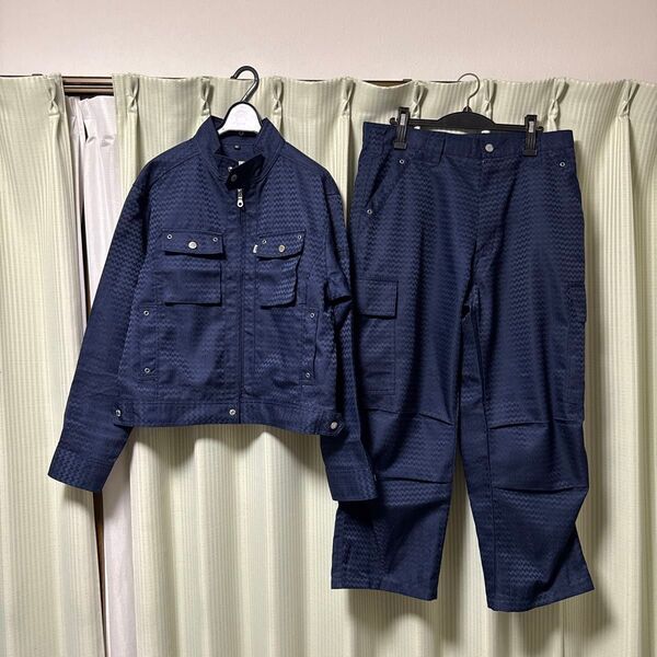 寅壱 鳶服 ライダースジャケット 7260-554 、カーゴパンツ 7260-219 上下セット TORAICHI 作業服 作業着