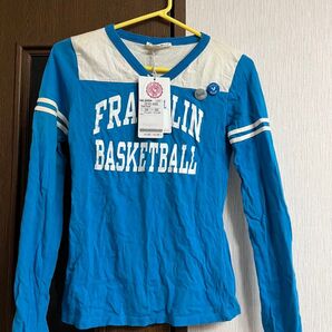 FRANKLIN&MARSHALL 長袖Tシャツ ブルー 未使用