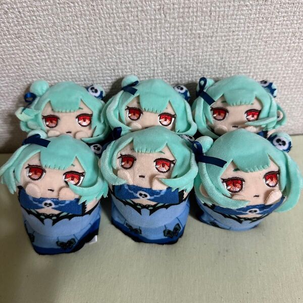 ホロライブ 潤羽るしあ ぬいぐるみ もちころりん 6体 セット VTuber