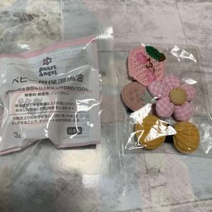 ベビー用ヘアピン4個と馬油セット