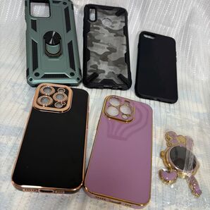 iPhone15proケース2点新品と他3点
