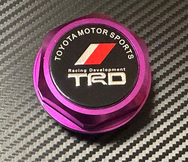 TRD オイルフィラーキャップ 紫