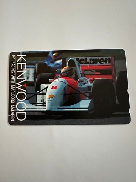 新品未使用 F1 RACING WITH MARLBORO McLAREN テレホンカード Ayrton Senna セナ 非売品