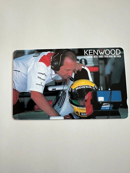 新品未使用 F1 RACING WITH MARLBORO McLAREN テレホンカード Senna アイルトンセナ 非売品