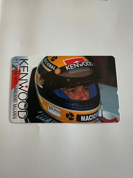 新品未使用 F1 RACING WITH MARLBORO McLAREN テレホンカード Senna アイルトンセナ 非売品