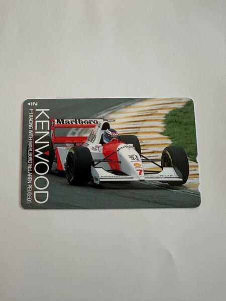 新品未使用 F1 RACING WITH MARLBORO McLAREN テレホンカード Mika Hakkinen 非売品