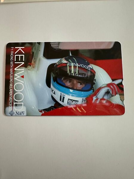 新品未使用 F1 RACING WITH MARLBORO McLAREN テレホンカード Mika Hakkinen 非売品