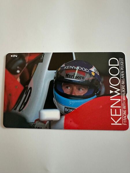 新品未使用 F1 RACING WITH MARLBORO McLAREN テレホンカード Mika Hakkinen 非売品