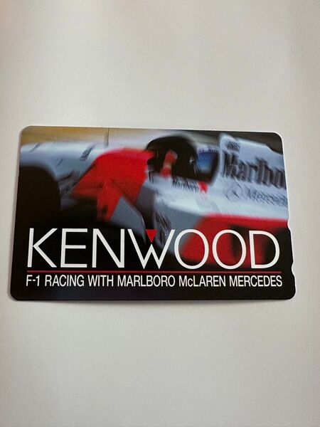新品未使用 F1 RACING WITH MARLBORO McLAREN テレホンカード 非売品 KENWOOD