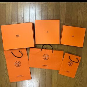 HERMES 空箱 オレンジ エルメス