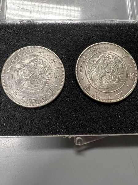 新一円銀貨 新1円銀貨 明治45年/大正3年直径:38.1mm 重量:26.98g 厚さ:2.5mm 古銭 硬貨 龍