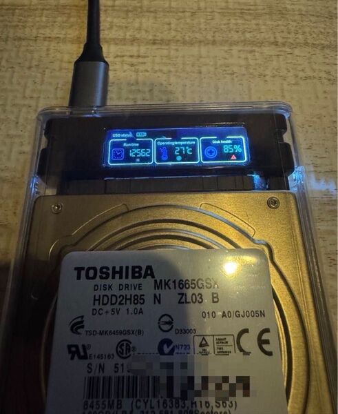 外付けHDDケース 160GB 【USB3.2接続】②
