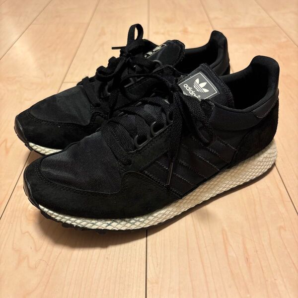 アディダス フォレストグローブ FOREST GROVE adidas オレゴン スニーカー ブラック 黒 アディダス