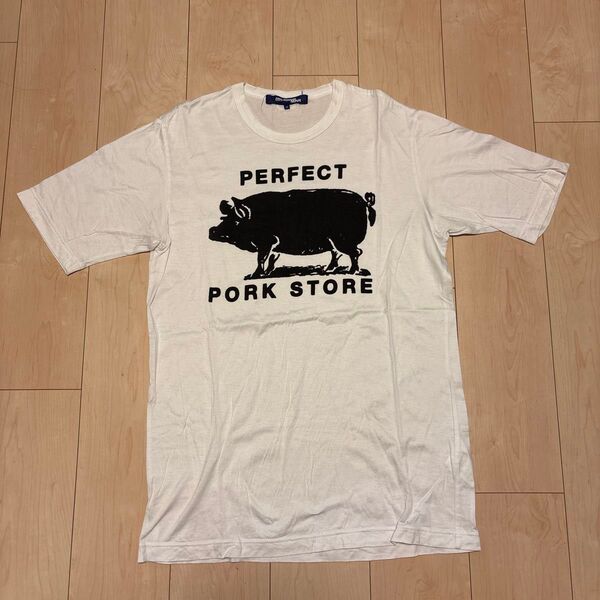 コムデギャルソン ジュンヤワタナベマン プリントTシャツ 半袖 Tシャツ 半袖Tシャツ 白 ホワイト 半袖