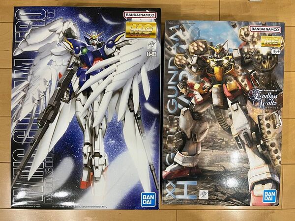 2個セット BANDAI NAMCO MG ウイングガンダムゼロ/ヘビーアームズ改 EW版