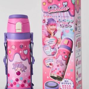 しなこちゃん×sokomoそこまで洗える3WAYキッズボトル600ml しなこ 水筒