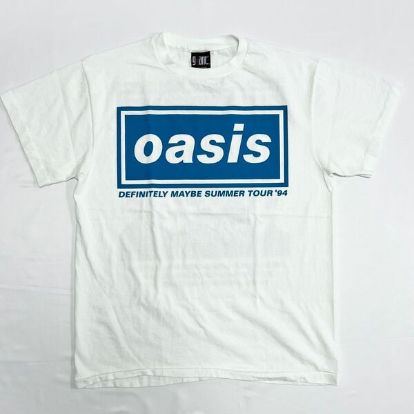 USA製 バンド OASIS オアシス Definitery Maybe Summer Tour ツアー L 白 Tシャツ Tee