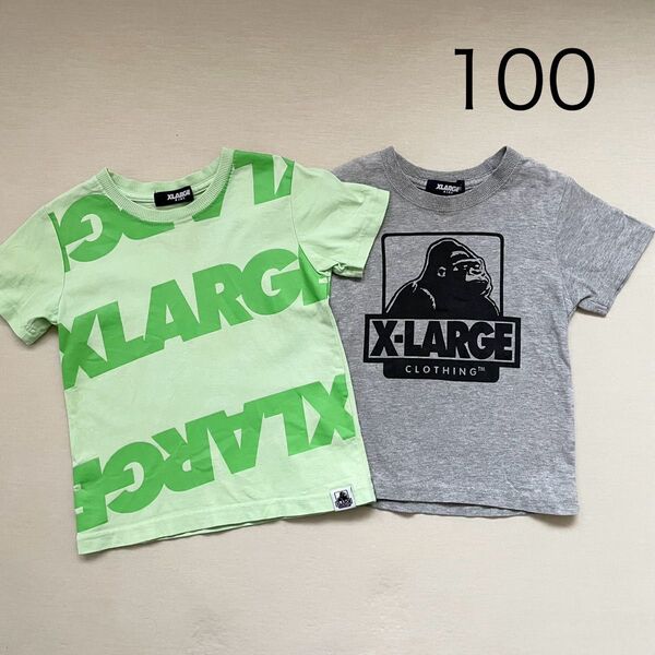 X-LARGE 半袖Tシャツ 100cm 2枚セット