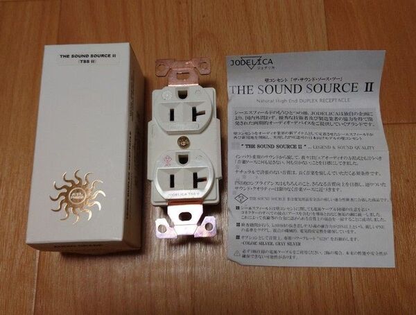 JODELICA THE SOUND SOURCE Ⅱ TSSⅡ 純銅オーディオ用壁コンセント