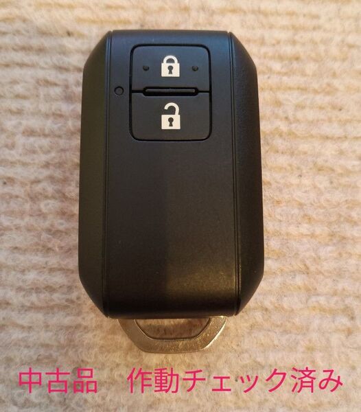 ★中古品★ スズキ スマートキー キーレス リモコン 2ボタン ブランクキーは新品ハスラー ジムニー007-AF0028R79RO