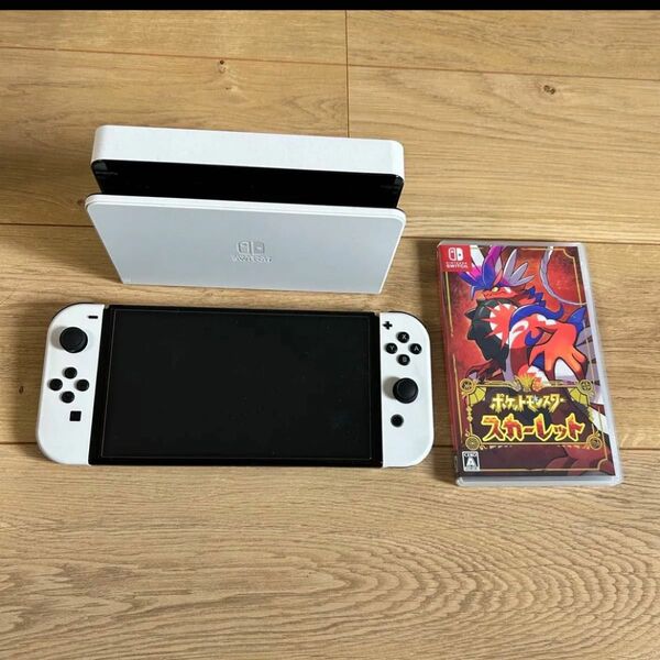 Nintendo Switch ニンテンドースイッチ 有機ELモデル 任天堂 ホワイト ポケモンスカーレット
