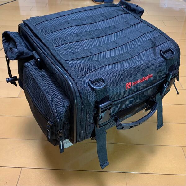 HenlyBegins シートバッグ BASIC ブラック Sサイズ DH-717 付属品なし、シートバッグ本体のみ