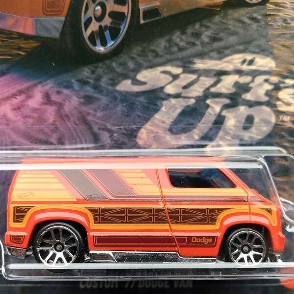 新品未開封 ホットウィール カスタム ダッジ バン CUSTOM '77 DODGE VAN Hot Wheels ミニカー