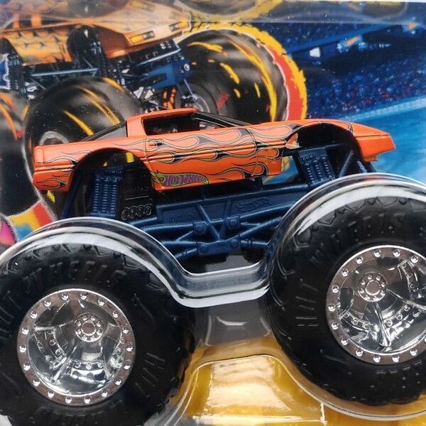 新品未開封 ホットウィール モンスタートラック コルベット 80s CORVETTE シボレー シェビー Hot Wheels
