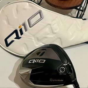 再限定SALE【美品・正規品・保証書付】TaylorMade Qi10 ドライバー 10.5°ヘッドのみ ヘッドカバー付き