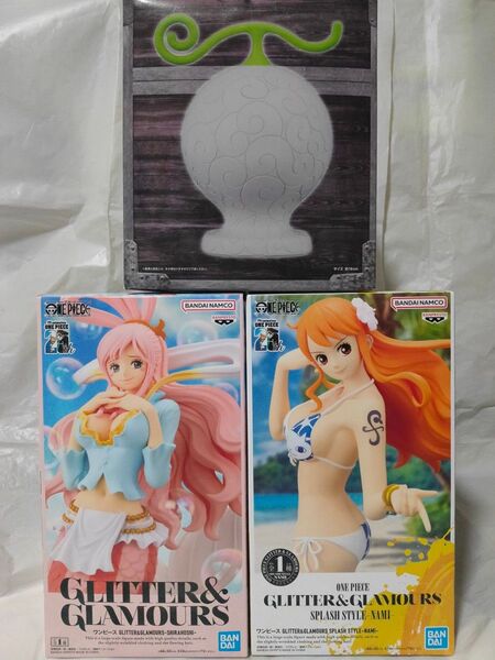 【ワンピース】悪魔の実ルームライト「モチモチの実」 & グリ・グラ フィギュア「ナミとシラホシ」