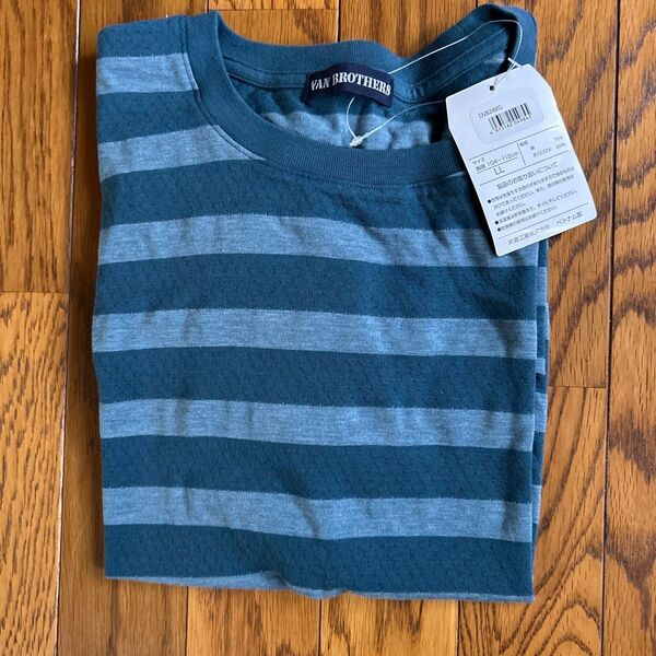 VAN BROTHERS 半袖Tシャツ ボーダー LL 新品未使用
