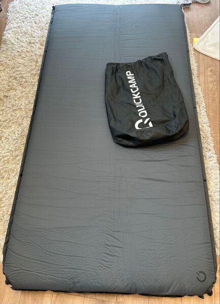 【ダブル8cm】QUICKCAMP クイックキャンプ インフレーターマット 車中泊 キャンプ