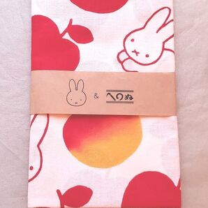 かまわぬ てぬぐい(手ぬぐい) ミッフィー コラボ りんご
