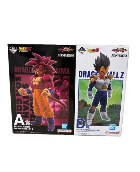 ドラゴンボール 1番くじ A賞 D賞 孫悟空 ベジータ MASTERLISE VSオムニバスアルティメット フィギュア