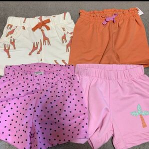 新品タグ付き コストコ Pekkle ショートパンツ 4枚セット 95
