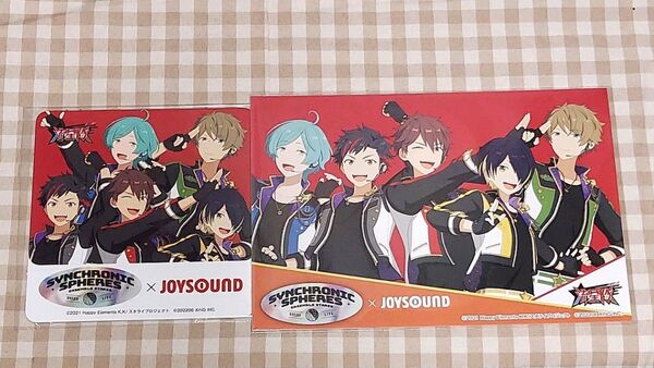 あんスタ 流星隊 スタライ JOYSOUNDコラボ コースター ポストカード 守沢千秋 深海奏汰 南雲鉄虎 高峯翠 仙石忍
