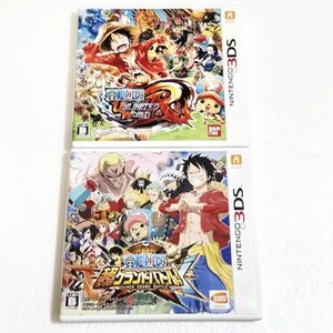 3DS ワンピース 超グランドバトル!X ワンピース アンリミテッドワールド R セット【ソフト認識確認済】 ニンテンドー3DS