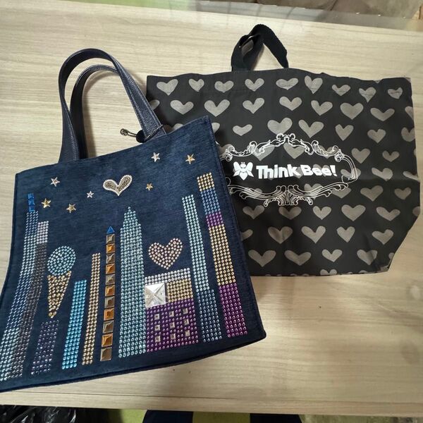 ThinkBee! トートバッグとノベルティバッグ 2個セット