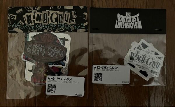 King Gnu ステッカーセット