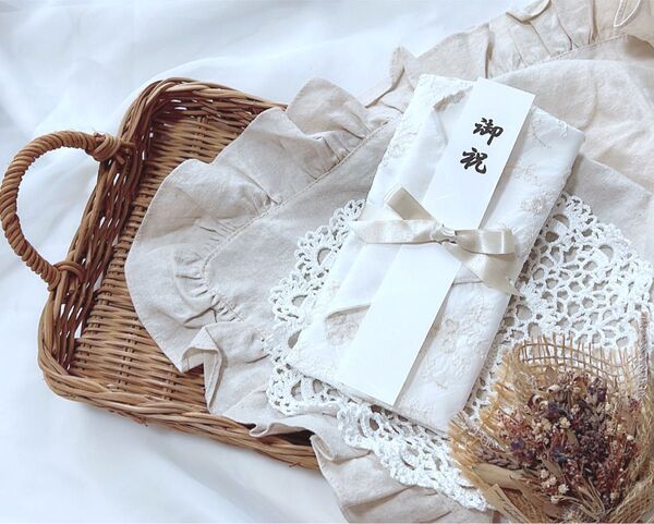 早い者勝ち☆ハンカチ御祝儀袋☆刺繍生地☆ハンカチ☆お祝い☆出産祝い☆結婚式☆寿