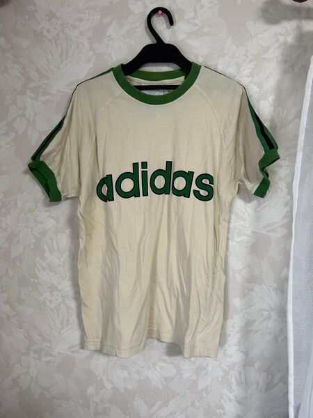アディダス adidas Tシャツ Mサイズ 今だけ新品ボーダー服プレゼント 本日のみご希望金額受付中