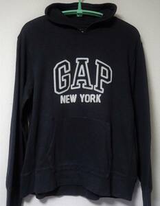 ◎海外購入品 GAP ギャップ GAP NEWYORK ロゴ　パーカー XL ブラック 胸囲134㎝ 未使用