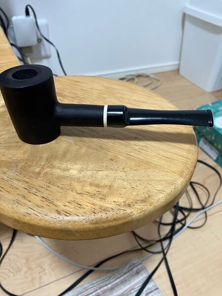 新品 黒檀製パイプ ポッカー型 ツールセット 8ミリフィルター 外箱無し 喫煙具