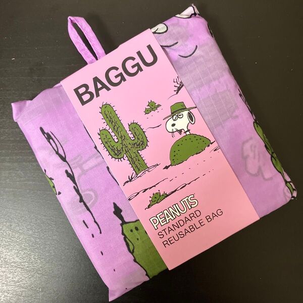 新品 BAGGU バグゥ 2024NEW PEANUT SPink Spike スタンダード エコバッグ