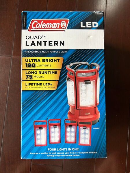 ★TIME SALE★新品未使用★Coleman QUAD LED LANTERN コールマン クアッドLEDランタン
