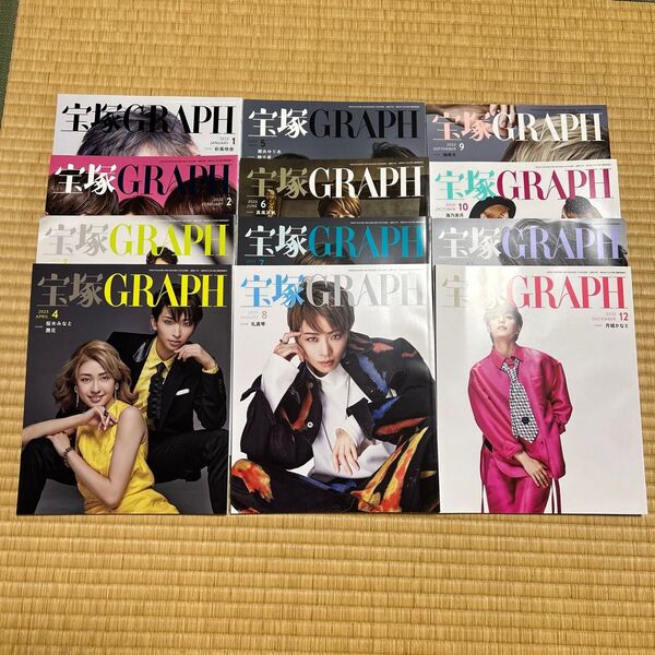 宝塚GRAPH 2023 1月ー12月 セット 宝塚歌劇団 宝塚グラフ