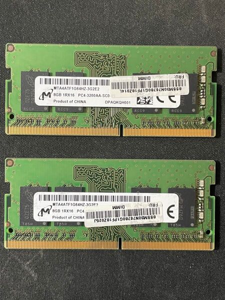 Micron PC4-3200 16GB (8GB×2)