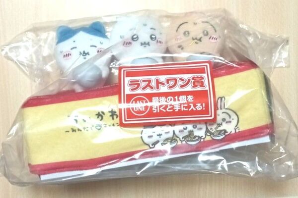 一番くじちいかわ〜みんなでラーメン〜ラストワン賞「郎」ティッシュケース